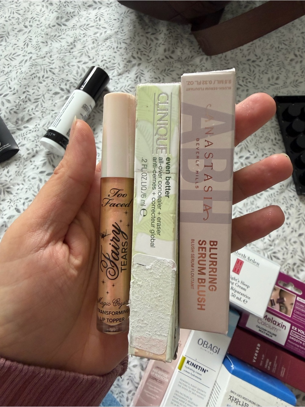 Too Faced Fairy Tears Transforming Lip Topper — Shimmery Gold